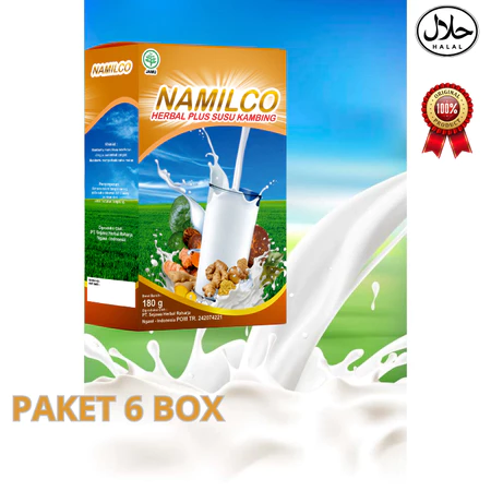 PROMO!!! NAMILCO - PAKET 6 BOX SUSU PENAMBAH BERAT BADAN & NAFSU MAKAN RASA ORIGINAL - Gambar 3