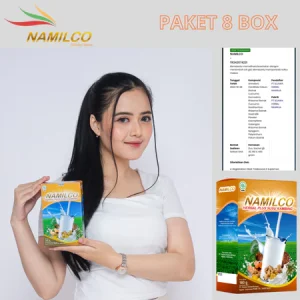 NAMILCO - PAKET 8 BOX SUSU HERBAL PENAMBAH NAFSU MAKAN DAN PENGGEMUK BADAN